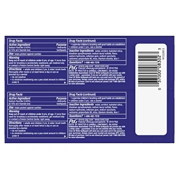 Crest 3D White Stain Eraser Toothpaste, 2 Count, Mint