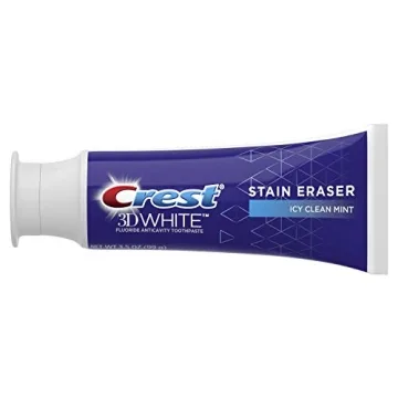 Crest 3D White Stain Eraser Toothpaste, 2 Count, Mint