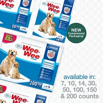 Superior Absorption Wee-Wee Pads for Dogs 200 Count