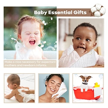 Yoofoss Muslin Baby Washcloths 10 Pack Soft Cotton Towels