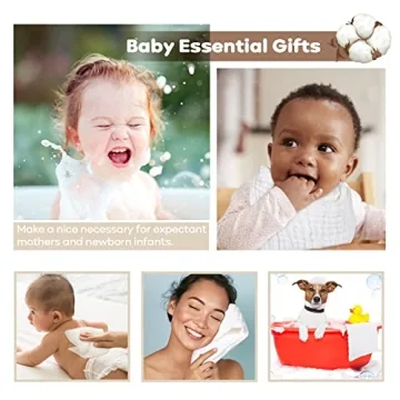 Yoofoss Muslin Baby Washcloths 10 Pack Soft Cotton Towels