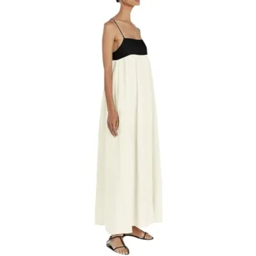 Chic Women's Linen Maxi Dress for Summer Fun