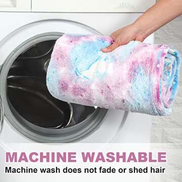 Glow in The Dark Blanket Unicorns Gifts for Girls,Unicorn Party Blankets,Luminous Girls Toys,Soft Kids Blankets,for 1-10 Year Old Girl Birthday Christmas Halloween Thanksgiving Easter Gifts,60 x 50in