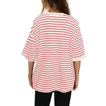 Shop Panadila Womens Oversized Striped Tunic Top Today!