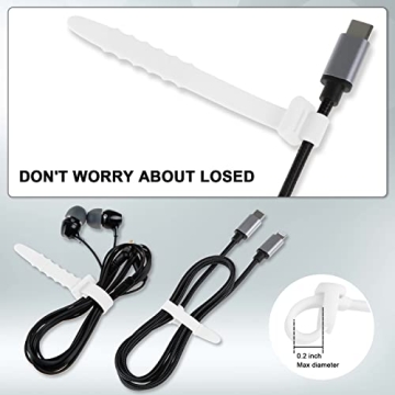 Neepanda Reusable Cable Zip Ties - Eco-Friendly Organizer