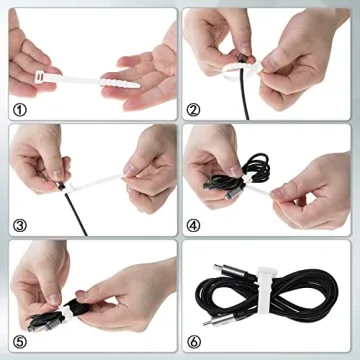 Neepanda Reusable Cable Zip Ties - Eco-Friendly Organizer