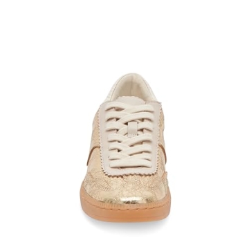 Dolce Vita Women's Gold Distressed Sneakers for Chic Comfort
