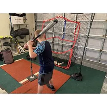 HITZEM: Baseball Net & Softball Net - Hitting/Pitching Net - Practice Batting Net Attaches and Hangs...