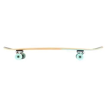 Retrospec Zed Longboard Skateboard Complete Cruiser | Bamboo & Canadian Maple Wood Cruiser w/Reverse Kingpin Trucks for Commuting, Cruising, Carving & Downhill Riding