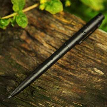 Rite in the Rain Weatherproof Black Metal Clicker Pen - Black Ink (No. 97)