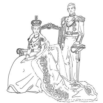 The Unofficial The Crown Coloring Book: British royal designs for fans of the show