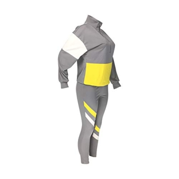 HAIJUN Women's Two Piece Sweatsuit Tracksuit Sets in Gray