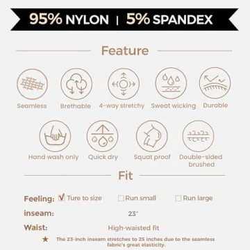 Aoxjox Scrunch Butt Lifting Seamless Leggings