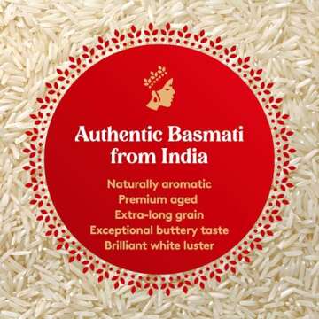 Premium Extra Long Grain Basmati White Rice 10 lb Bag