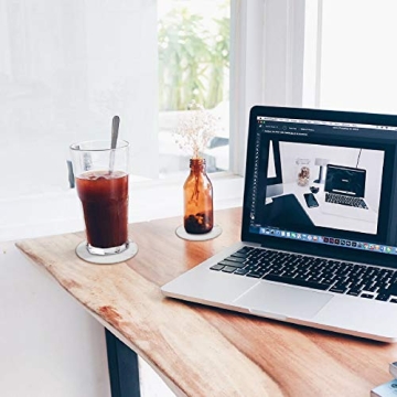 WAYIFON Premium PU Leather Coasters - Stylish Protection