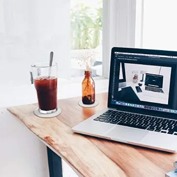 WAYIFON Premium PU Leather Coasters - Stylish Protection