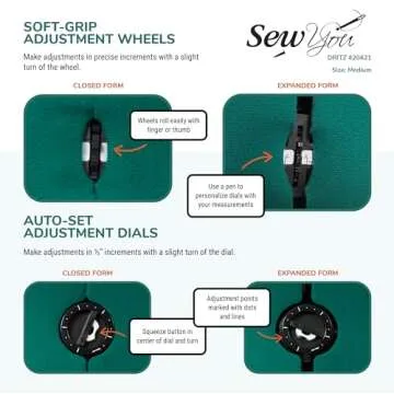 Dritz Sew You Adjustable Dress Form, Medium