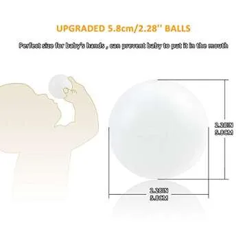 Lightaling Ocean Balls - 100pcs Safe Crush-Proof Fun