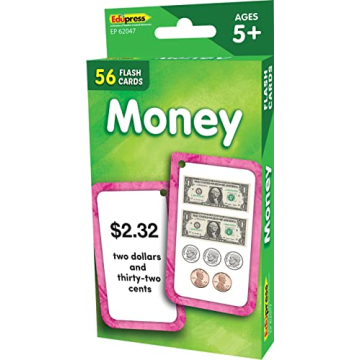 Durable Money Flash Cards for Learning Financial Skills