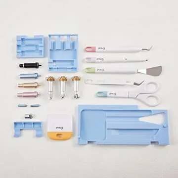 Duryeo Tool Storage Insert Compatible with Cricut Maker 3 & Maker, Drawer Weeding Tools Kit Tray, Blades Housing Accessories Organizer(Blue, Blades Housing and Tools not Included)