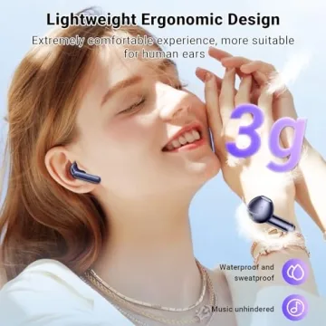 Bluetooth 5.3 Wireless Earbuds with Noise Cancelling