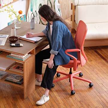 Branch Verve Chair - High Performance Executive Office Chair with Contoured Seat Back and Adjustable...