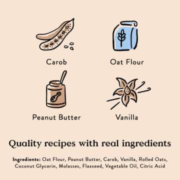 Bocce's Bakery Oven Baked Mud Pie Oh My Treats for Dogs, Wheat-Free Everyday Dog Treats, Made with R...