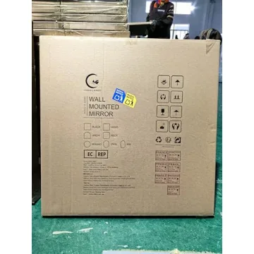 CASSILANDO Asymmetrical Mirror for Wall Decor, 33.5"×20.5"