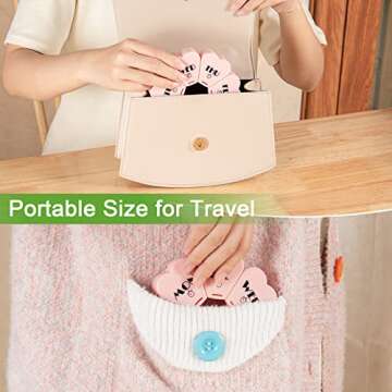 Cute Pink Weekly Pill Organizer for Vitamins & Fish Oils