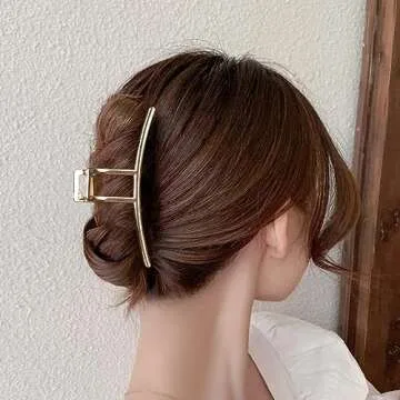 Stylish HH&LL Metal Hair Clips for Effortless Styling