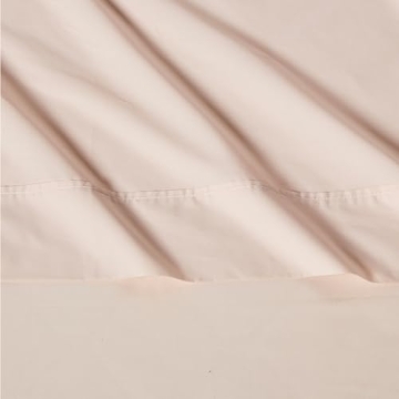 Organic Cotton Kids' Twin Sheet Set in Pale Pink