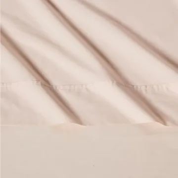 Organic Cotton Kids' Twin Sheet Set in Pale Pink