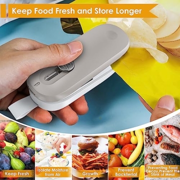 FEPPO Mini Bag Sealer with Cutter for Food Storage