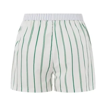 Stylish Pivanzore Y2K Plaid Pajama Shorts for Women