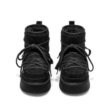 Stylish BEAU TODAY Women's Snow Boots - Warm & Comfortable