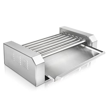Olde Midway 18 Hot Dog Roller Grill - Perfect for Parties