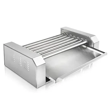 Olde Midway 18 Hot Dog Roller Grill - Perfect for Parties