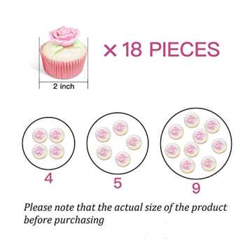 IMILLET Cupcake Stand, Cupcake Holder Dessert Stand White Cake Stand 3 Tiered Tray Stand Plastic Reusable Cupcake Tower for Wedding Birthday Baby Shower Tea Party Decorations (2 Pack Large)