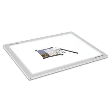 Artograph LightPad 950 LX Thin Dimmable 24x17 Inch Artist Light Box with UV Free LED Light for Tracing, Drawing, and Patterns, Silver