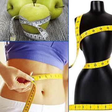 6 Pack Soft Tape Measure for Body, 60 inches Flexible Double Scale Body Sewing Ruler for Weight Loss Medical Body Measurement Sewing Tailor Craft