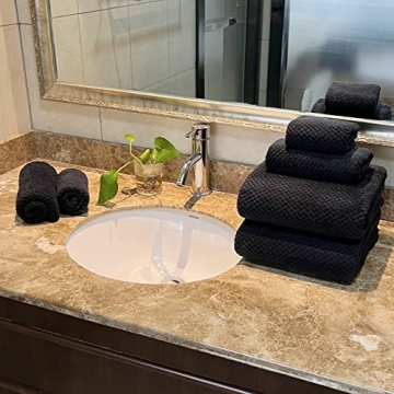 YTYC 6-Piece Extra Large Bath Towel Set - Soft Microfiber