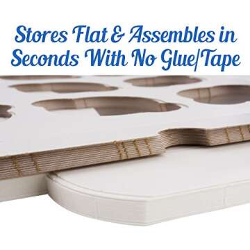 Pro-Quality Bakery Boxes for Cupcakes with Display Window and Cupcake Inserts 12 Pk. Each Recyclable, Bright White Box Displays 1 Dozen Cup Cakes. Ready to Customize for Your Fundraiser, Bake Sale