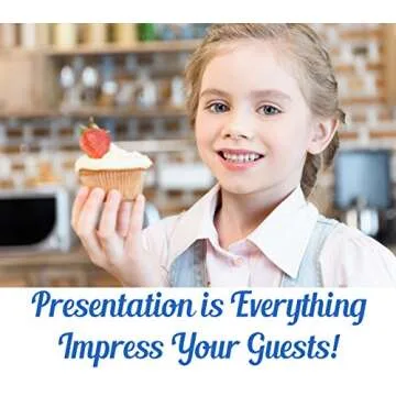 Pro-Quality Bakery Boxes for Cupcakes with Display Window and Cupcake Inserts 12 Pk. Each Recyclable, Bright White Box Displays 1 Dozen Cup Cakes. Ready to Customize for Your Fundraiser, Bake Sale