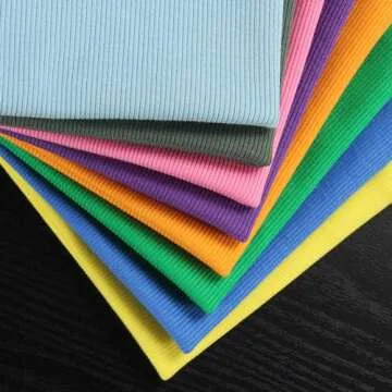 Artfish Women's Sleeveless Shirt Ribbed Fitted Scoop Neck Basic Long Crop Tank Top Square Rose Pink, L