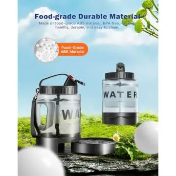 Portable 77oz Dog Water Bottle for Hiking and Travel