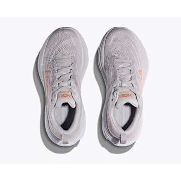 HOKA Women's Bondi 8 Sneaker, Hmlr Harbor Mist Lunar Rock, 10