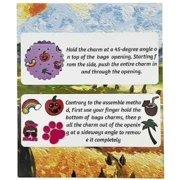 TOYORK MOMLIFE Bogg Bag Charms for Beach Tote Accessories