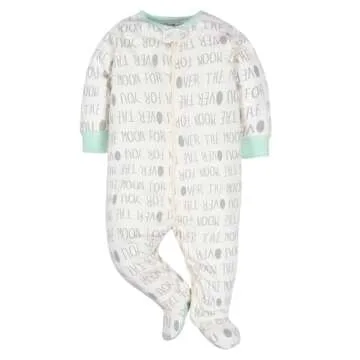 Gerber Unisex Baby 4 Pack Sleep 'N Play Footie Elephants Preemie