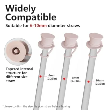 Cute 4Pcs Magician Hat Straw Covers for Kids and Parties