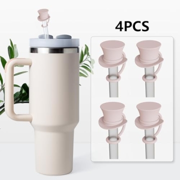 Cute 4Pcs Magician Hat Straw Covers for Kids and Parties